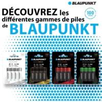 Piles AA alcalines, paquet de 4 - BLAUPUNKT