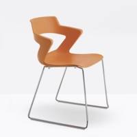 Fauteuil KAOMA coque plastique pied traineau – ArtProg