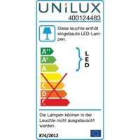 Lampe de bureau LED NELLY blanc, sans fil, avec variateur - UNILUX