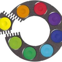 Boîte de pastilles de gouache CONNECTOR, 24 couleurs - FABER-CASTELL