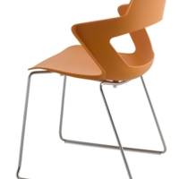 Fauteuil KAOMA coque plastique pied traineau – ArtProg