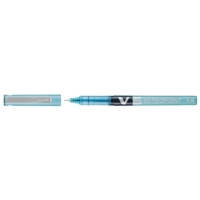 Stylo roller Hi-Tecpoint V5 Encre liquide Pte Fine Turquoise - Pilot