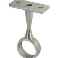 Support de milieu pour tube de penderie Ø19 mm rond en acier chromé - Gedimat - NORAIL