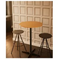 Tabouret haut Sun noir WORA - OCCASION - Inclass