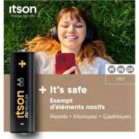 Pack de 4 Piles Alcalines LR6/AA 1,5V itsPREMIUM - ITSON