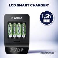 Chargeur LCD Smart Charger+ avec 4 Accus 2100 mAh AA - VARTA
