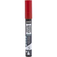 Marqueur peinture 7A pour Tissus - Opaque 4 mm ROUGE - PÉBÉO