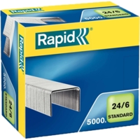 Agrafes standard 24/6 galvanisé en boite de 5000 - Rapid