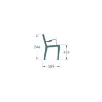 Banc extérieur Symbios duo confort - Husson