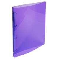 Classeur 4 anneaux 15 mm polypropylène Crystal colours - A4 Coloris Aléatoire - EXACOMPTA