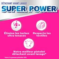 Aérosol 300mL Super Power Fizz - Détachant avant-lavage - décolle les taches - K2R