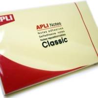 Bloc de 100 notes adhésif repositionnable 125x75 mm - Apli-Agipa