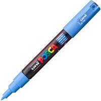 Marqueur à pigment PC-1MC pointe extra fine bleu ciel - POSCA