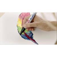 Marqueur Acrylique 5100 Blanc trafic Pointe Moyenne 2-3 mm - EDDING