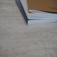 Table ronde Bazila Ø110cm beton naturel - intérieur - RestooTab
