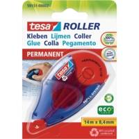 Roller rechargeable colle permanente 8,4 mm EcoLogo 14m x 8,4mm - TESA