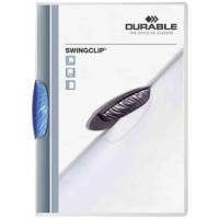 Chemise à clip SWINGCLIP, format A4, clip bleu - DURABLE