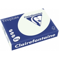 Ramette 500 Feuilles Papier 80g A4 210x297 mm Certifié FSC Vert pâle - Clairefontaine