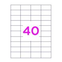 Boite de 4000 étiquettes multi-usage blanches 48.5x25,4mm - OFFICE STAR