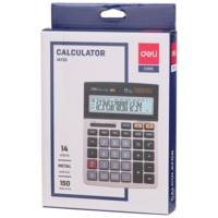 Calculatrice bureau métal 14 chiffres 150 contrôles - DELI