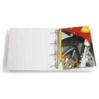 Sachet 10 Bandes perforées autocollantes Filefix A4 transparentes - DURABLE