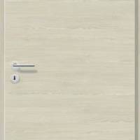 Bloc-porte isolant RHEDA décor chêne platine H.70 à 80 mm - 204 x 73 cm - droit poussant - serrure 3 points - Gedimat - WESTAG