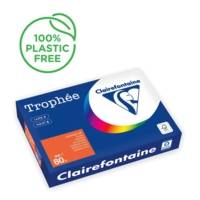 Ramette Papier FSC A4 80g 500 Feuilles Orange Vif - CLAIREFONTAINE