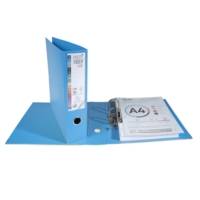 Classeur à levier Prem'Touch dos 80mm A4 bleu clair - EXACOMPTA