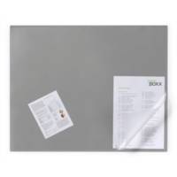Sous-main 650x520 mm avec rabat transparent Argent - DURABLE