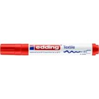 Marqueur pour Textiles 4500 Rouge Pointe Ronde 2-3 mm - EDDING