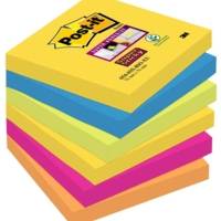 Lot de 6 Blocs Notes repositionnables 76 x 76 mm Rio - Post-it