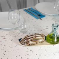 Table pliable Tambu 160x80cm terrazzo cassata - intérieur - RestooTab