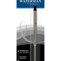 Recharge Stylo Bille Standard Pointe Moyenne Noir - WATERMAN