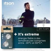 Pack 2 Piles Bouton Lithium CR2025 3V Idéale Clé de Voiture, Montre - ITSON
