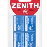 Lot de 4 Boîte de 1000 Agrafes 130/E 6/4mm en acier - Zenith