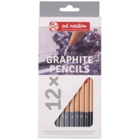 Crayons graphite Art Creation, rond, étui de 12 - Royal Talens
