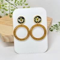 Boite de 9 pots d'accessoires Résine - Thème or et argent - CLÉOPÂTRE
