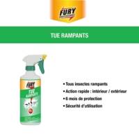 Pistolet 500 ml Insecticide Tue Rampants 3 mois de Protection - FURY