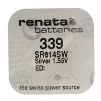 Pile bouton Silver Oxyde 339 / SR614 SW 0% mercure - RENATA