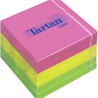 Bloc-notes Repositionnable 76 x 76 mm 400 Feuilles Assorties - Tartan