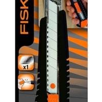 Cutter 18 mm à rail métallique corps plastique noir orange - FISKARS