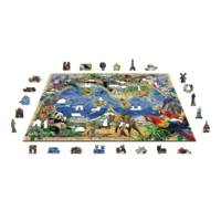 Puzzle en Bois CARTE DU ROYAUME DES ANIMAUX XL - WOODEN CITY