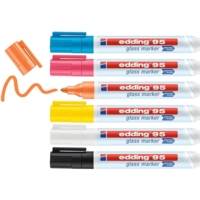 Marqueur pour verre 95 Etui de 6 Assorti 1,5-3 mm - EDDING