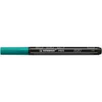 Marqueur pointe fine FREE acrylic T100 vert turquoise - STABILO