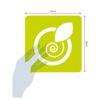 Pochoir enfant noël 2 format 150x150mm translucide set 6 unités - AVENUE MANDARINE