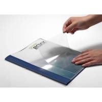 Sachet 25 pochettes adhésives Pocketfix format A5 148x210mm ouverture en haut - DURABLE