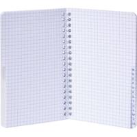 Carnet Répertoire Spirale 110x170mm Quadrillé 100 Pages 90g Coloris Aléatoire - OXFORD