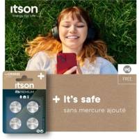 Pack de 4 Piles Bouton Lithium CR2032 3V Idéale Clé de Voiture, Balance - ITSON