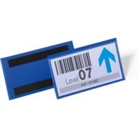 Lot de 50 pochettes logistiques magnétiques 150x67 mm Bleu - DURABLE