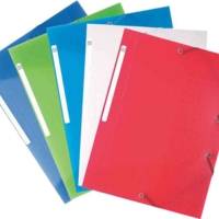 Chemise à élastiques PP A4 Chromaline coloris Translucide Aléatoire - EXACOMPTA